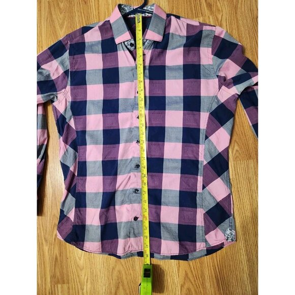 Au Noir Dress Shirt Long Sleeves Size 3 - Picture 9 of 9